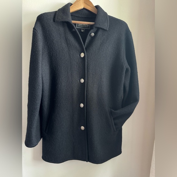Bernardo Jackets & Blazers - 100% Wool Boiled Wool Jacket | Quiet Luxury Old Money Dark Academia